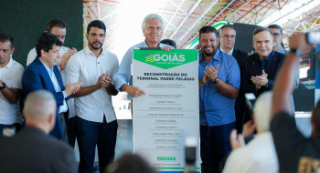 Caiado entrega novo Terminal Padre Pelágio e primeiros ônibus a biometano do Brasil